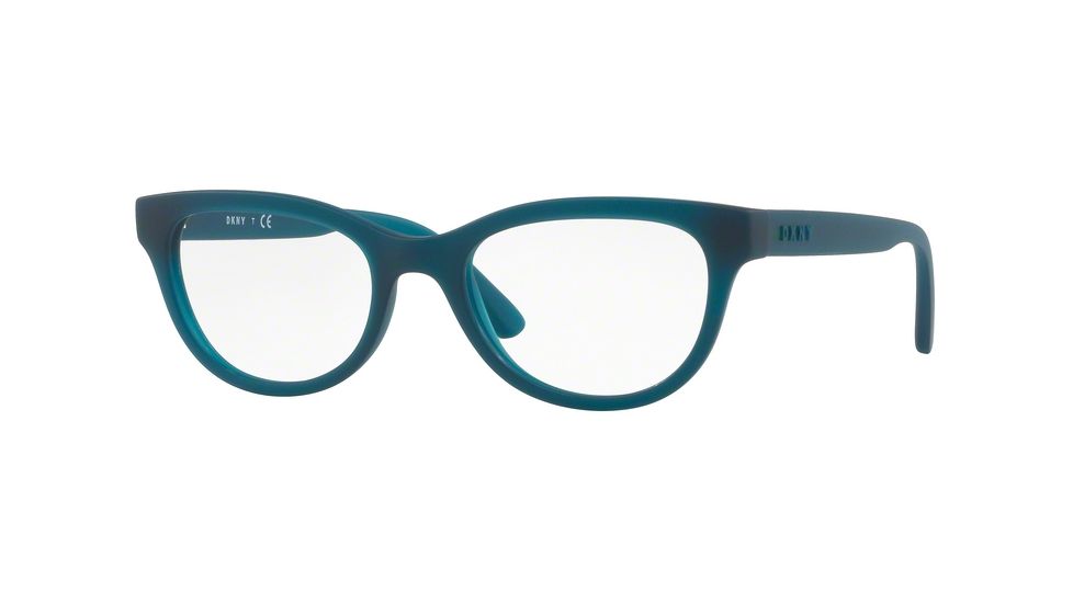 DKNY DY4687 Single Vision Prescription Eyeglasses 3752-51 - Peacock Frame