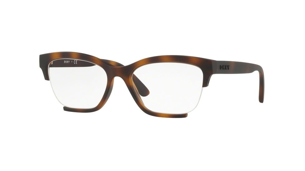 DKNY DY4688 Bifocal Prescription Eyeglasses 3702-52 - Matte Dark Tortoise Frame, Demo Lenses Lenses