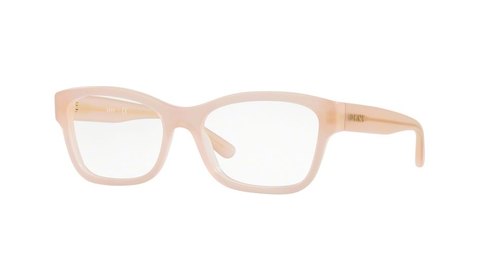 DKNY DY4689 Progressive Prescription Eyeglasses 3768-52 - Milky Blush Frame, Demo Lenses Lenses