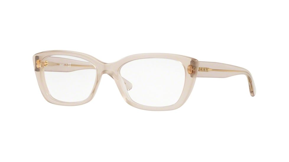 DKNY DY4690 Bifocal Prescription Eyeglasses 3713-51 - Beige / Transparent Frame, Demo Lenses Lenses