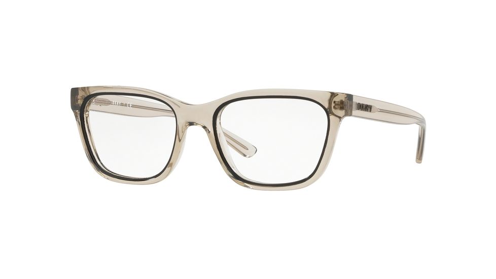 DKNY DY4692 Progressive Prescription Eyeglasses 3786-51 - Transparent Smoke Frame