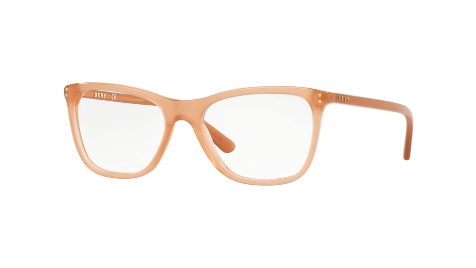 DKNY DY4695 Prescription Eyeglasses 3790-51 - Transparent Light Brown Frame