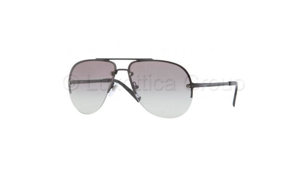 DKNY DY5074 Sunglasses 100411-6013 - Matte Black Frame, Gray Gradient Lenses