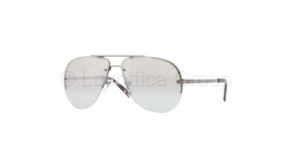 DKNY DY5074 Sunglasses 10146V-6013 - Matte Gunmetal Frame, Gray Mirror Silver Gradient Lenses
