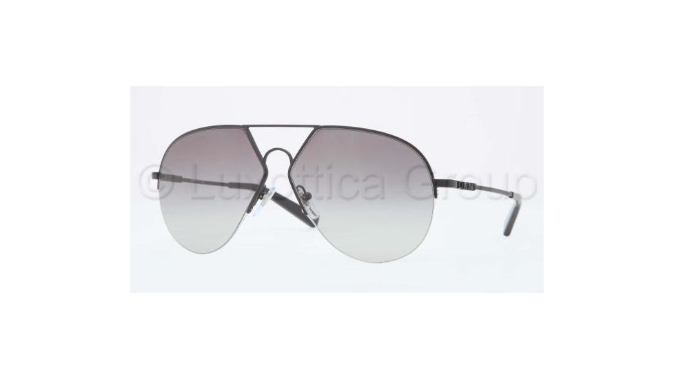 DKNY DY5075 Sunglasses 100411-5912 - Matte Black Frame, Gray Gradient Lenses