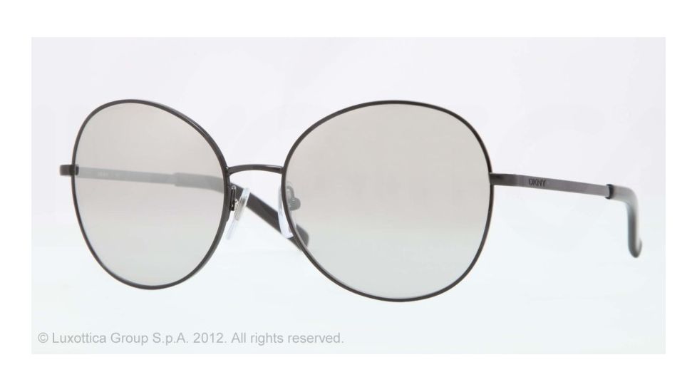 DKNY DY5076 Single Vision Prescription Sunglasses DY5076-11116V-56 - Lens Diameter 56 mm, Lens Diameter 56 mm, Frame Color Black