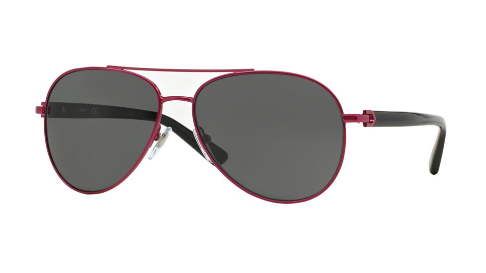 DKNY DY5078 Progressive Prescription Sunglasses DY5078-121087-58 - Lens Diameter 58 mm, Frame Color Fuxia