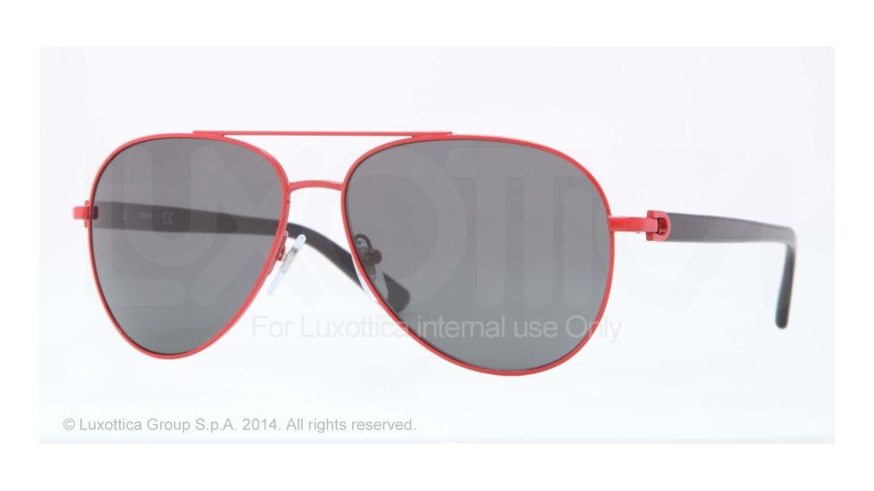 DKNY DY5078 Progressive Prescription Sunglasses DY5078-105687-58 - Lens Diameter 58 mm, Frame Color Red