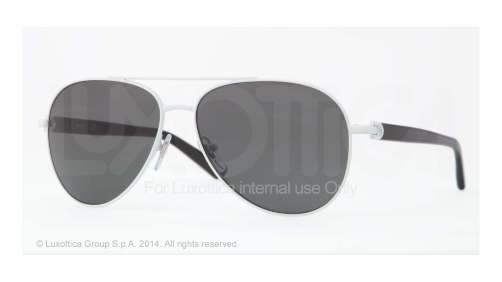 DKNY DY5078 Progressive Prescription Sunglasses DY5078-105987-58 - Lens Diameter 58 mm, Frame Color White