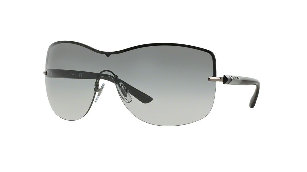 DKNY DY5081 Sunglasses 100311-38 - Gunmetal Frame, Gray Gradient Lenses