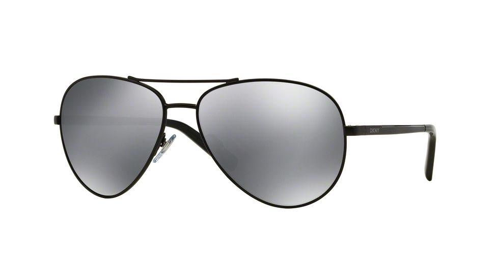 DKNY DY5083 Single Vision Prescription Sunglasses DY5083-10046G-59 - Lens Diameter 59 mm, Frame Color Matte Black