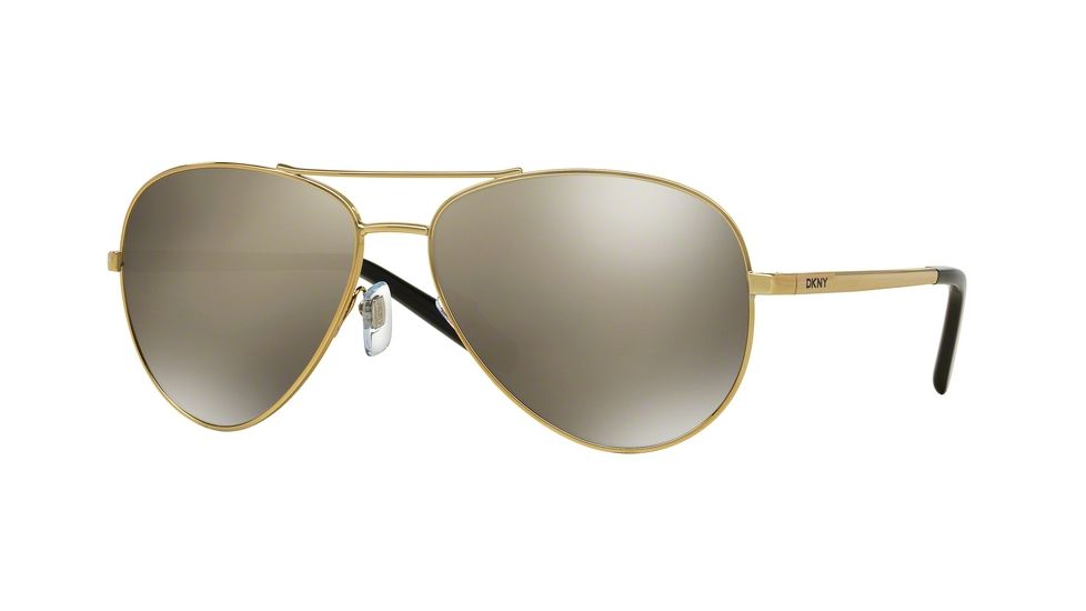 DKNY DY5083 Single Vision Prescription Sunglasses DY5083-11895A-59 - Lens Diameter 59 mm, Frame Color Gold