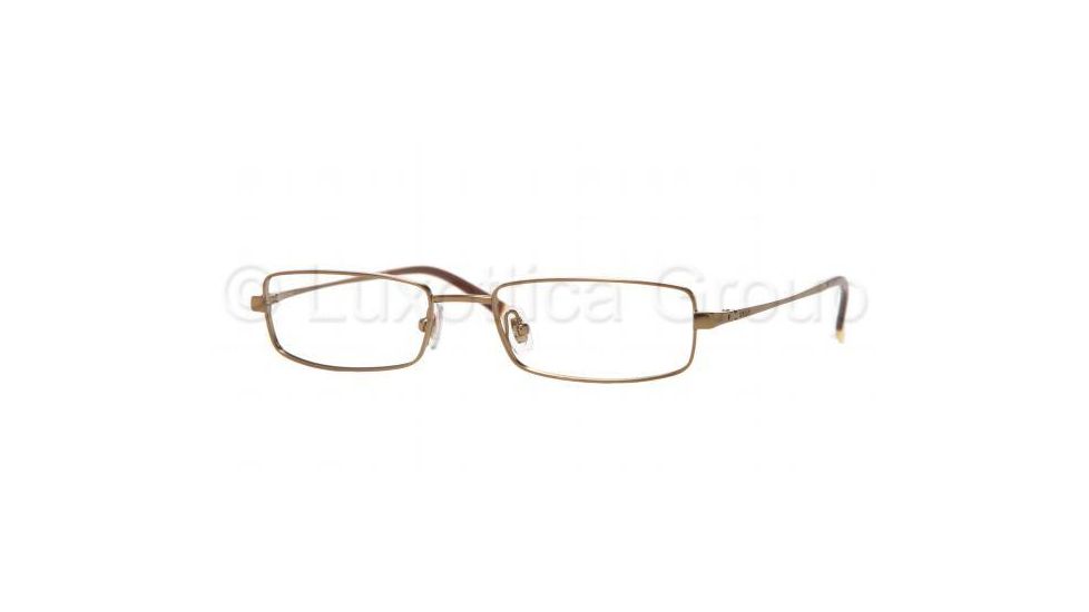 DKNY DY5564 Eyeglasses Styles -  Matte Brass Frame w/Non-Rx 52 mm Diameter Lenses, 1074-5217
