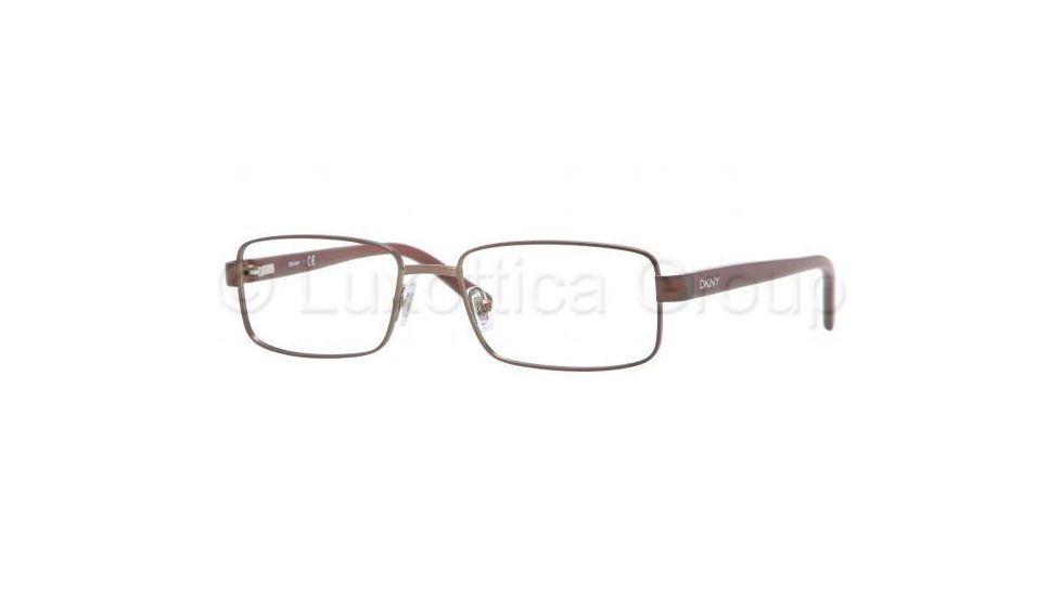 DKNY DY5638 Single Vision Prescription Eyeglasses 1169-5117 - Matte Brown Frame