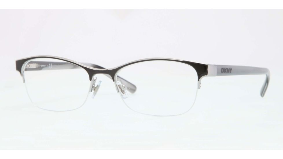 DKNY DY5641 Single Vision Prescription Eyeglasses 1215-52 - Grey Frame, Demo Lens Lenses