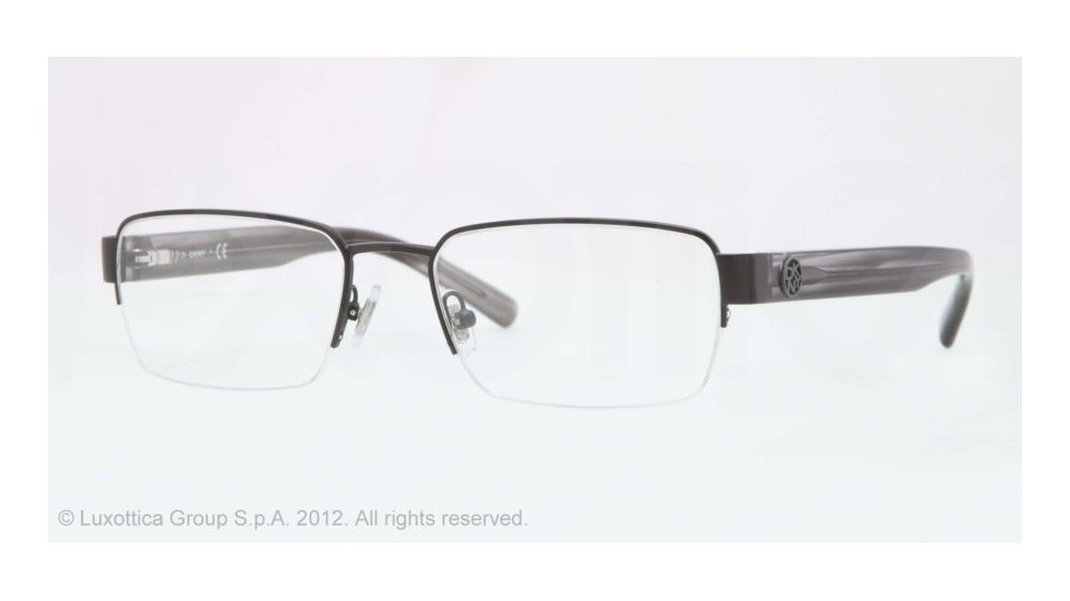 DKNY DY5643 Single Vision Prescription Eyeglasses 1004-52 - Black Frame, Demo Lens Lenses