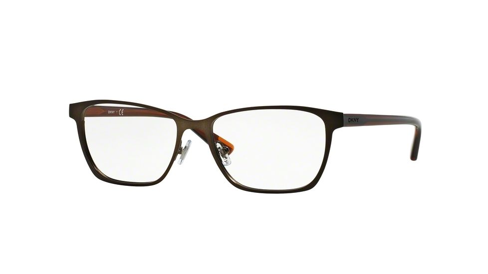 DKNY DY5650 Progressive Prescription Eyeglasses 1222-53 - Satiny Brown Frame