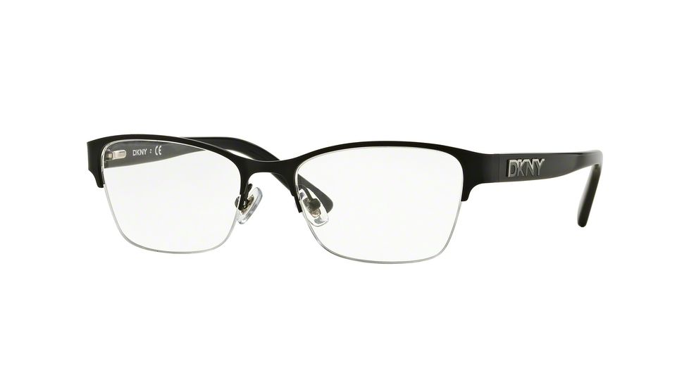 DKNY DY5653 Single Vision Prescription Eyeglasses 1226-51 - Matte Black / Black Frame