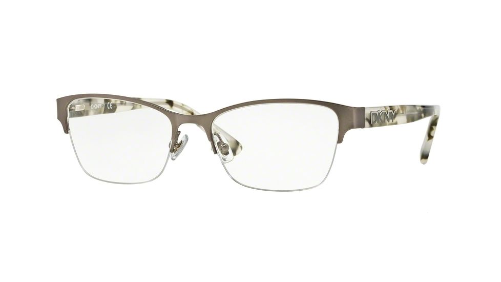DKNY DY5653 Single Vision Prescription Eyeglasses 1229-51 - Satin Ice Blue/grey Tortoise Frame