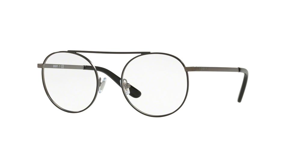 DKNY DY5656 Bifocal Prescription Eyeglasses 1249-50 - Gunmetal / Black Frame, Demo Lenses Lenses