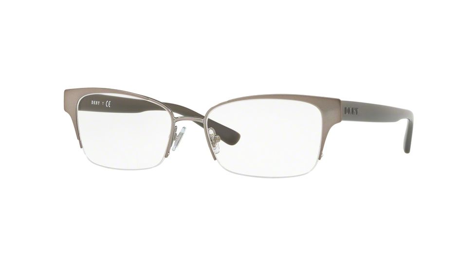 DKNY DY5657 Eyeglass Frames 1246-52 - Shiny Gunmetal Frame, Demo Lenses Lenses