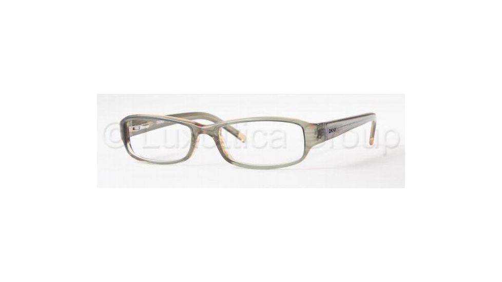 DKNY Eyeglasses DY4549 with Rx Prescription Lenses 3015-5116 - Top Green On Honey 
