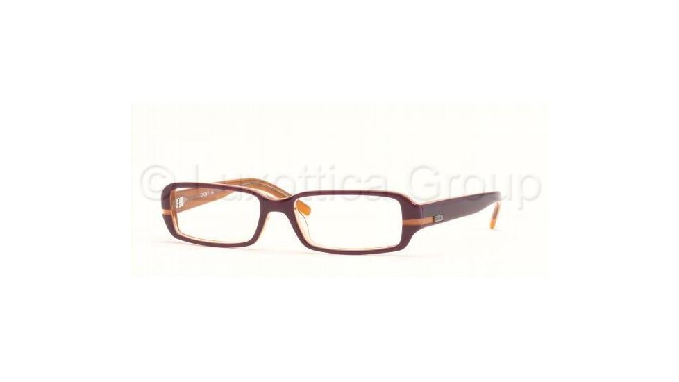 Donna Karan New York DY4534 Bifocal Prescription Eyeglasses 3192-5215 - Purple/Orange/Transparent 