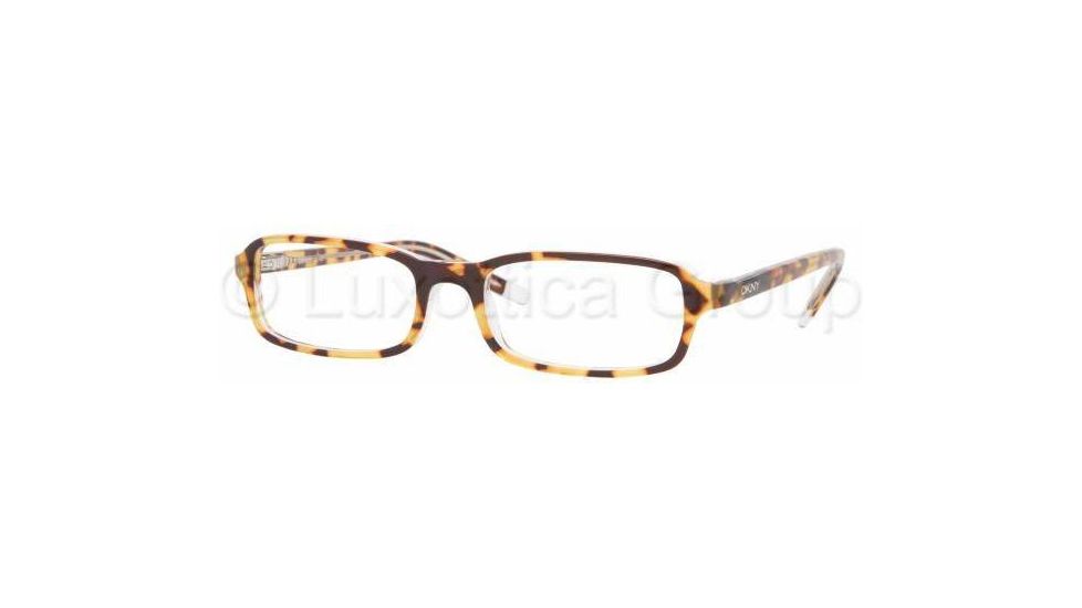 DKNY DY4580 SV Prescription Eyeglasses, Top Havana On Crystal Frame / 51 mm Prescription Lenses, 3271 5117