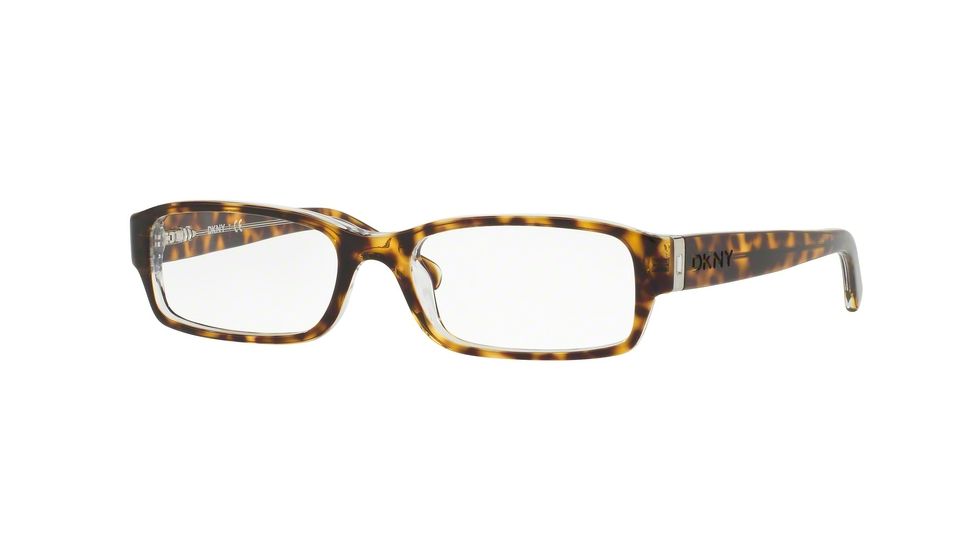 DKNY Eyeglasses DY4585B with Rx Prescription Lenses 3484-50 - Tortoise / Crystal Frame
