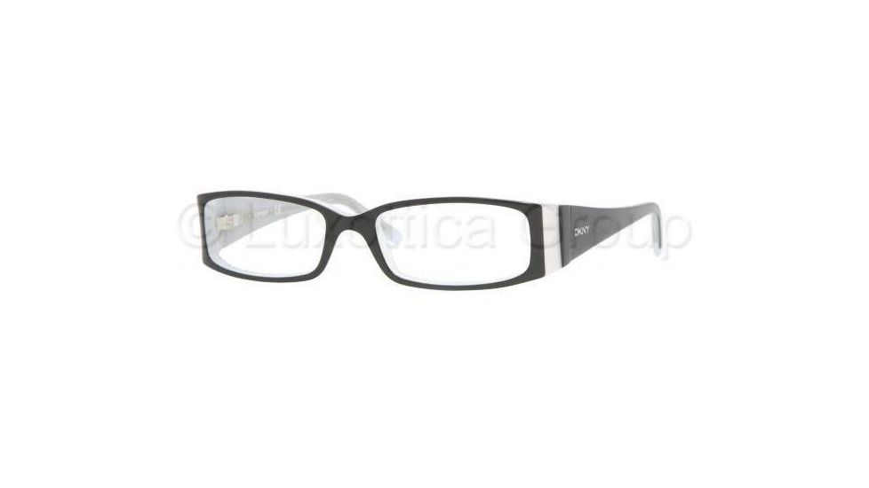 DKNY Eyeglasses DY4599 with Lined Bifocal Rx Prescription Lenses 3360-5116 - Top Black Ice 