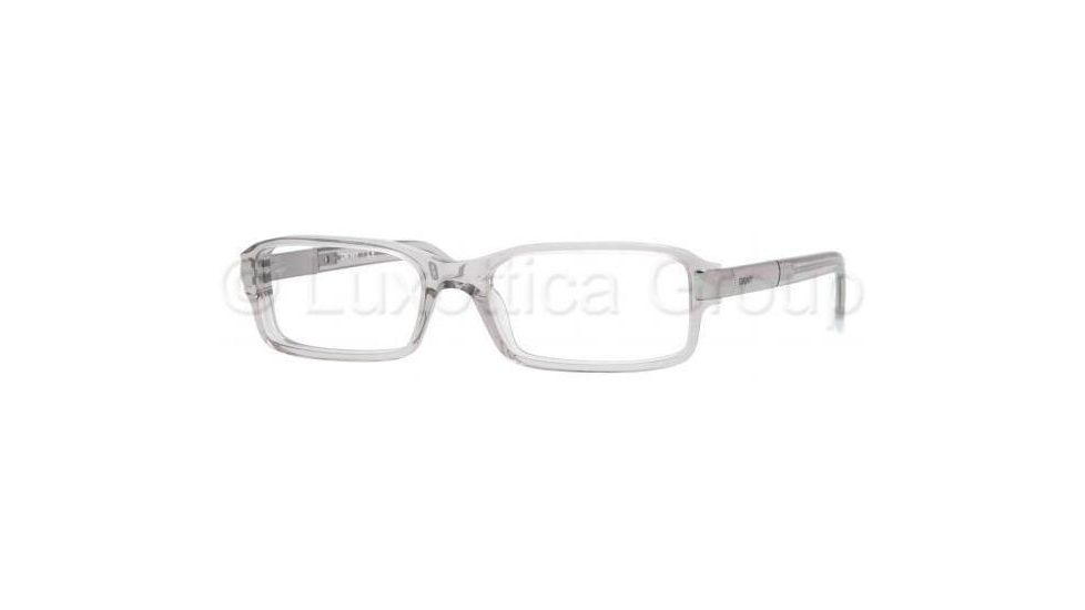 DKNY Eyeglasses DY4604 with No-Line Progressive Rx Prescription Lenses 3457-5117 - Transparent Gray