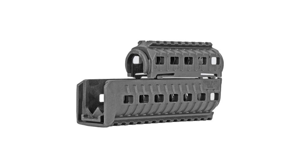 DLG Tactical AK 47/74 Handguard w/Top/Bottom Picatinny Rail, Black, DLG099B