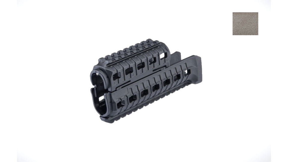 DLG Tactical AK 47/74 Handguard w/Top/Bottom Picatinny Rail, Green, DLG099G