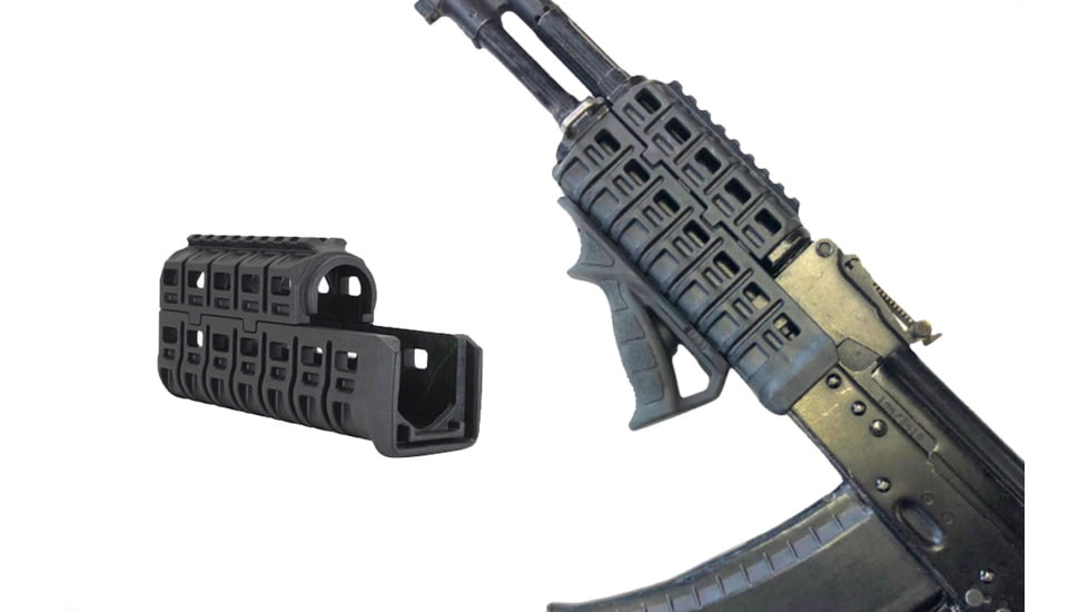 DLG Tactical AK 47/74 Heat Shield Handguard, Black, DLG136B
