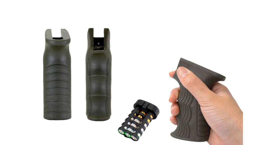 DLG Tactical AK 47/74 Rubberized Grip, Black, DLG098B