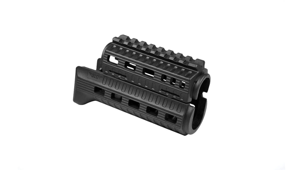 DLG Tactical AK 74-SU Krinkoff Handguard w/Top/Bottom M-Lok/Picatinny Rail, Black, DLG122B