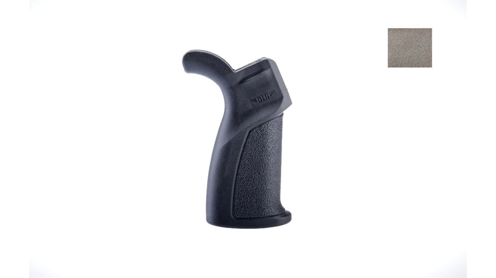 DLG Tactical AR15 Rubberized Grip w/ Beavertail, Green, DLG138G