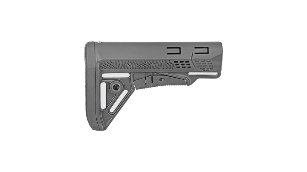 DLG Tactical FPT Stock Commercial Spec Buttstock, Black, DLG054B