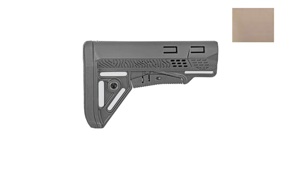 DLG Tactical FPT Stock Commercial Spec Buttstock, Tan, DLG054T