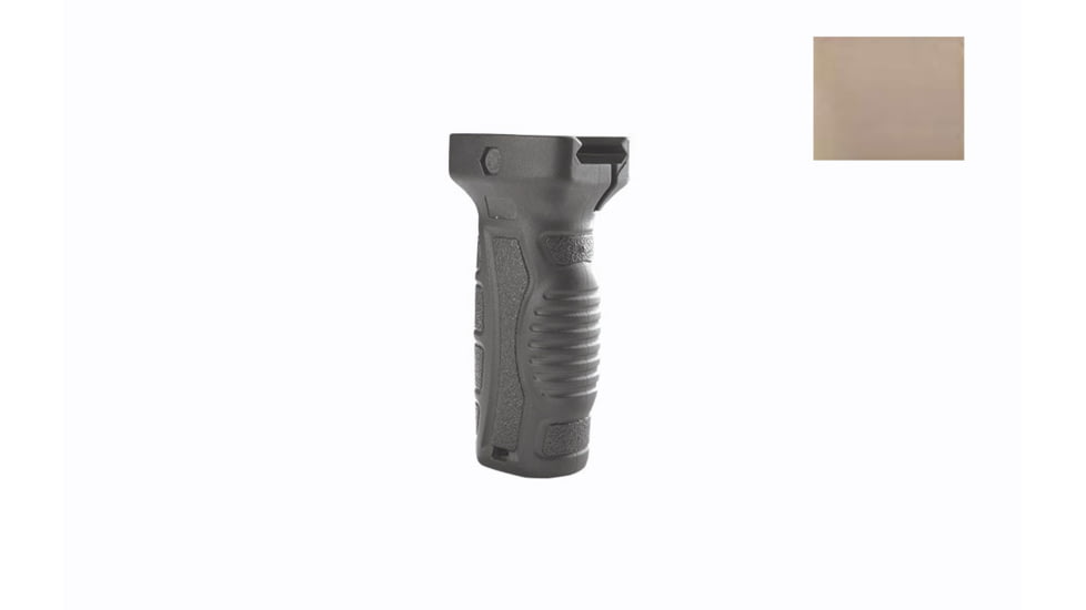DLG Tactical Hard Shell Foregrip, Picatinny, Tan, DLG163T