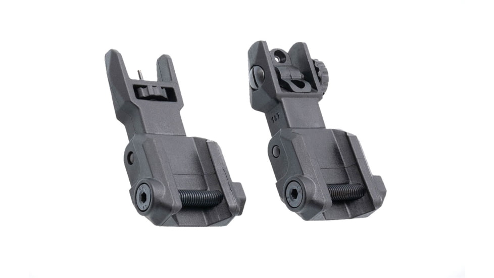 DLG Tactical High Profile Sight Set, Black, DLG167B