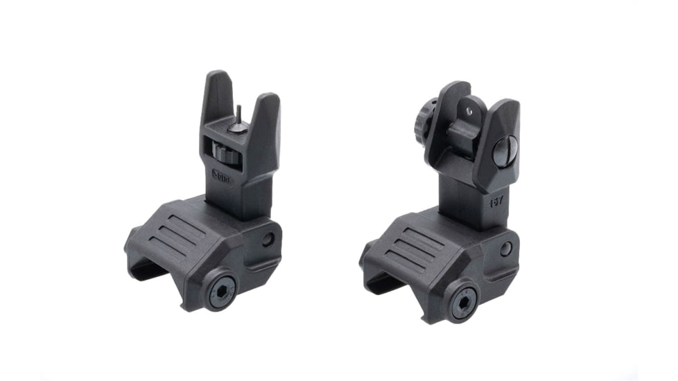 DLG Tactical High Profile Sight Set, Black, DLG167B