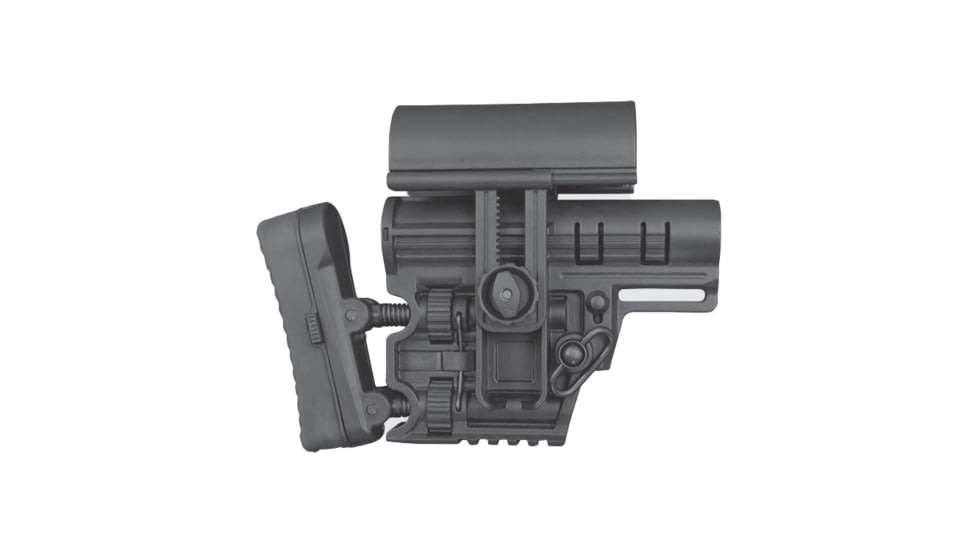 DLG Tactical Modular Precision Buttstock, Black, DLG011B