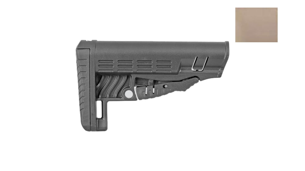 DLG Tactical TBS Classic Commercial Spec Buttstock, Tan, DLG086T