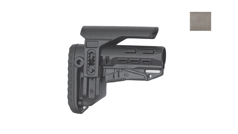 DLG Tactical TBS Compact Buttstock w/ CCP Mil Spec, Green, DLG130/052G