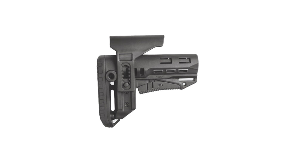 DLG Tactical TBS Compact Buttstock w/ Mil Spec CCP, Black, DLG130/042B