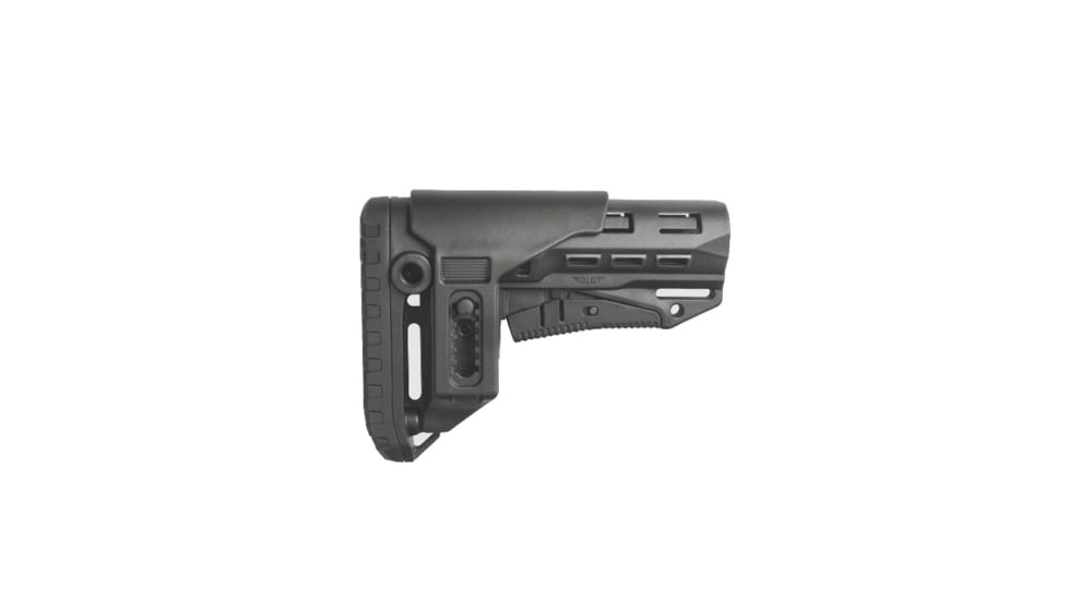DLG Tactical TBS Compact Buttstock w/ Mil Spec CCP, Black, DLG130/042B