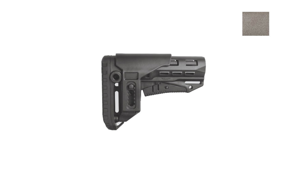 DLG Tactical TBS Compact Buttstock w/ Mil Spec CCP, Green, DLG130/042G