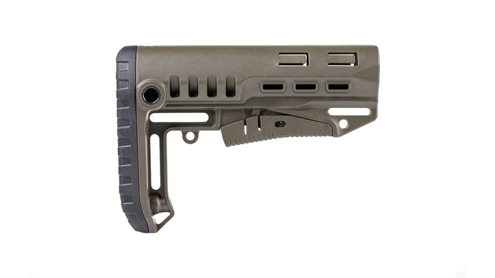 DLG Tactical TBS Sharp Buttstock, Mil Spec, Green, DLG129G