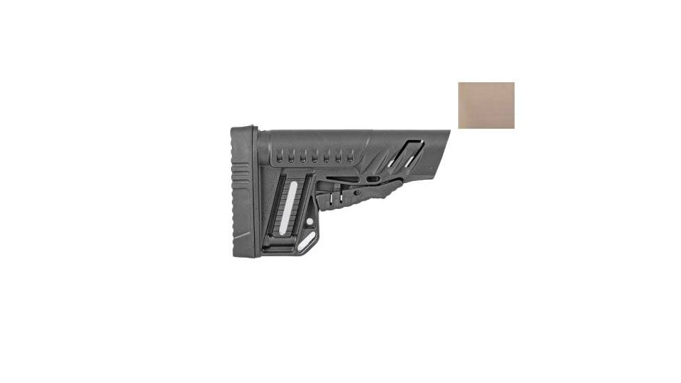 DLG Tactical TBS Shock Commercial Spec Buttstock, Tan, DLG056T